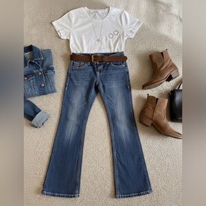 Classic Rock & Roll Blue Jeans